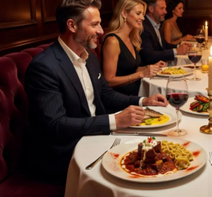 Gourmet vacsoraélmény a WE-FA 2003 Kozmetikai és Fodrászcikk Kereskedelmi Korlátolt Felelősségű Társaságelegáns éttermében.